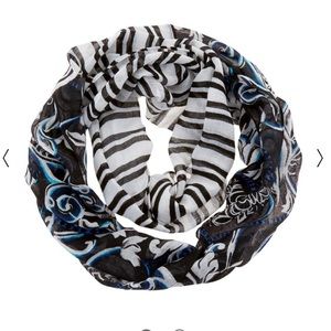 Splash Striped Infinity Scarf White House Black Market WHBM